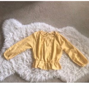 Women’s mustard boutique long sleeve